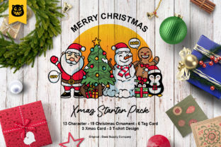 Christmas Character Bundle: Festive Illustrations