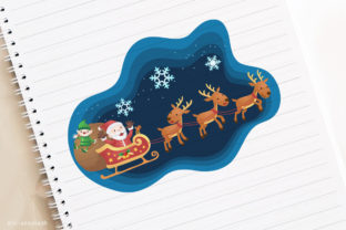 Christmas Club Santa Claus, Elf and Reindeer