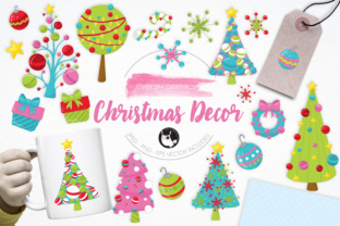 Christmas Decor Set Illustrations