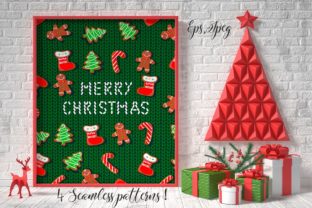 Christmas Gingerbread Patterns Illustrations