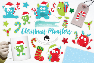 Christmas Monsters Illustrations