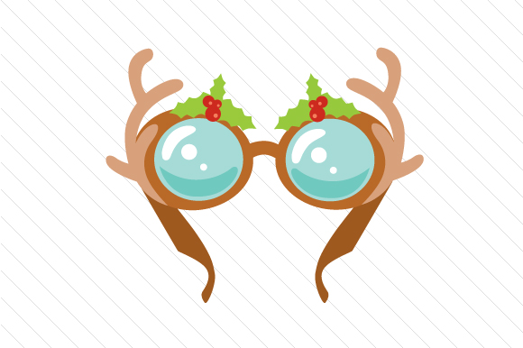 Christmas Reindeer Glasses