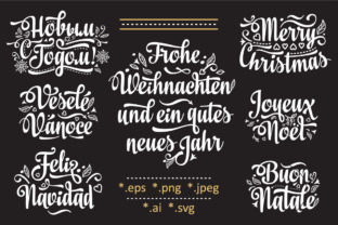 Christmas Templates in Multiple Languages