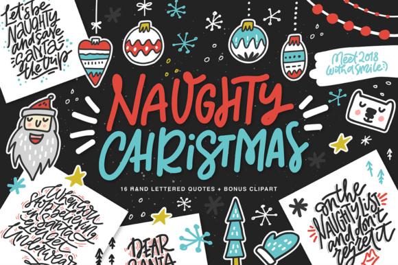 Naughty Christmas Illustrations