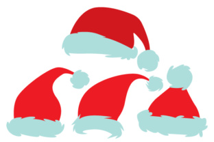 Santa Hats for Christmas Branding