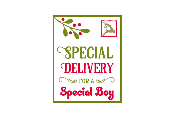 Special Delivery Christmas Santa Bag Design