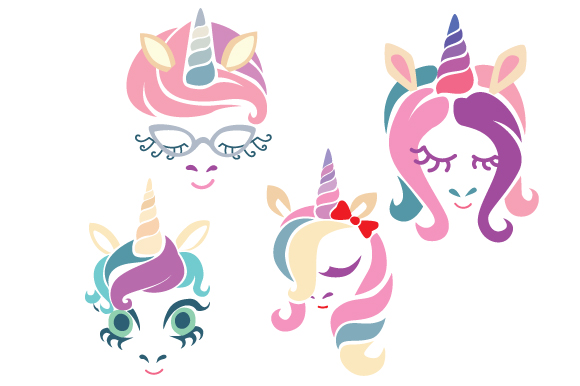Unicorn Faces: Fairy Tales Visual Magic